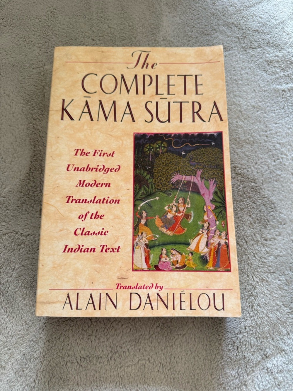 The Complete Kama Sutra by Alain Daniélou - Beige Cover